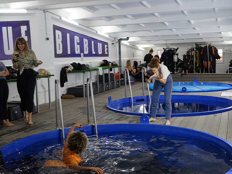 Indoor Pool Big Blue im Tauchshop Berlin Lichtenberg