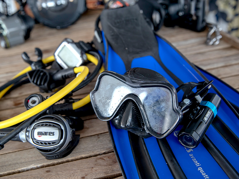 Leihausrüstung im Tauchshop Berlin Lichtenberg