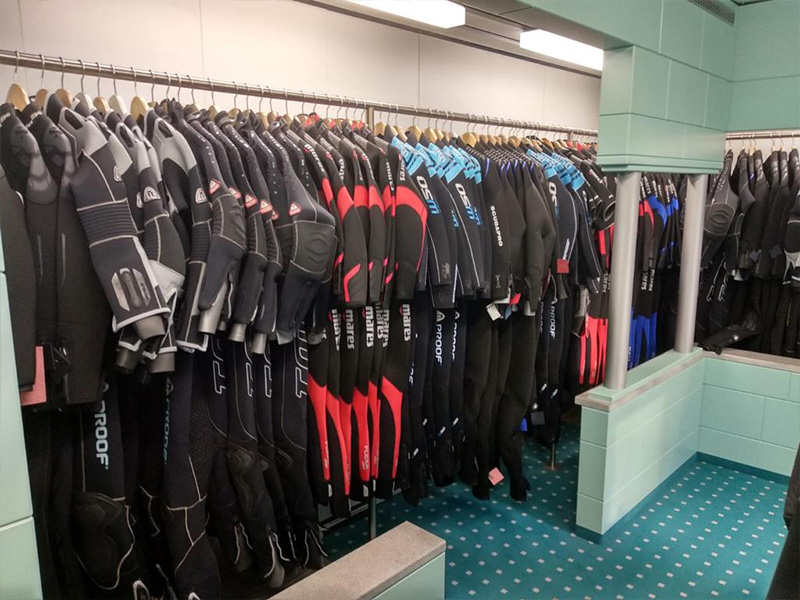 Große Auswahl an Tauchausrüstung im Tauchshop Berlin Steglitz