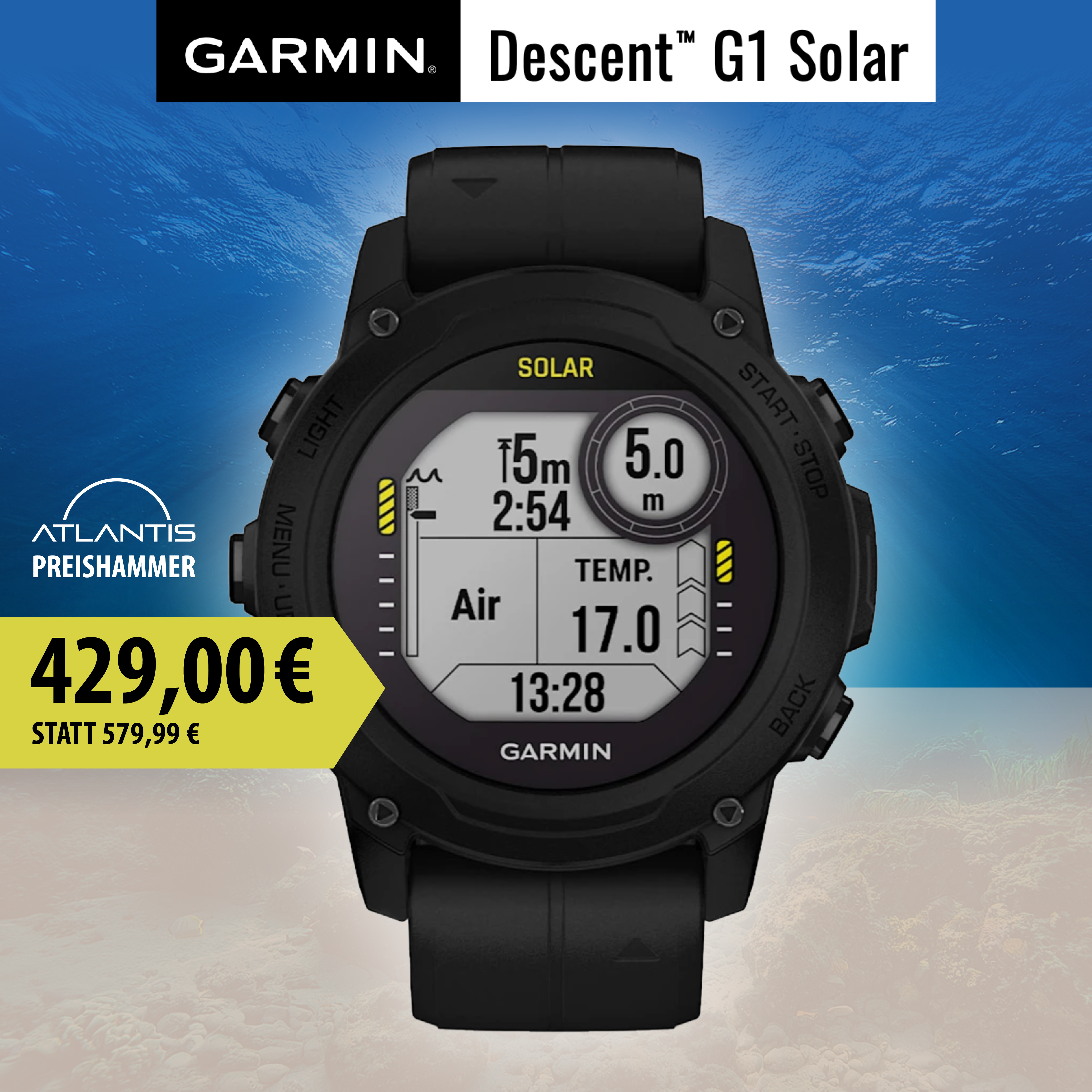 Garmin Decent G1 Solar für 429 Euro
