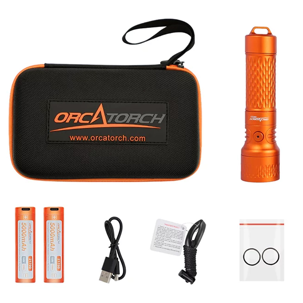 OrcaTorch ORCA7 Tauchlampe