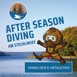 After Season Diving am Stechlinsee